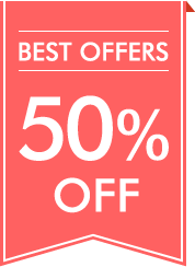 BEST OFFERS 50%OFF